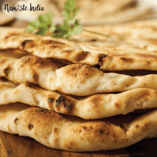 Fresh tandoor naan