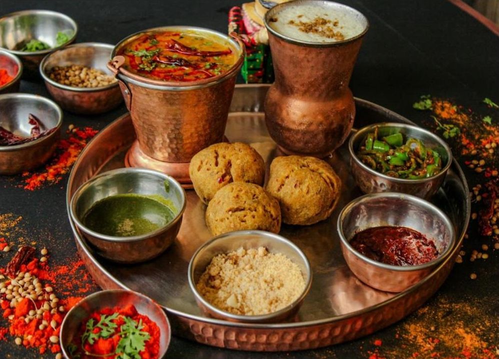 Rajasthani thali lunch